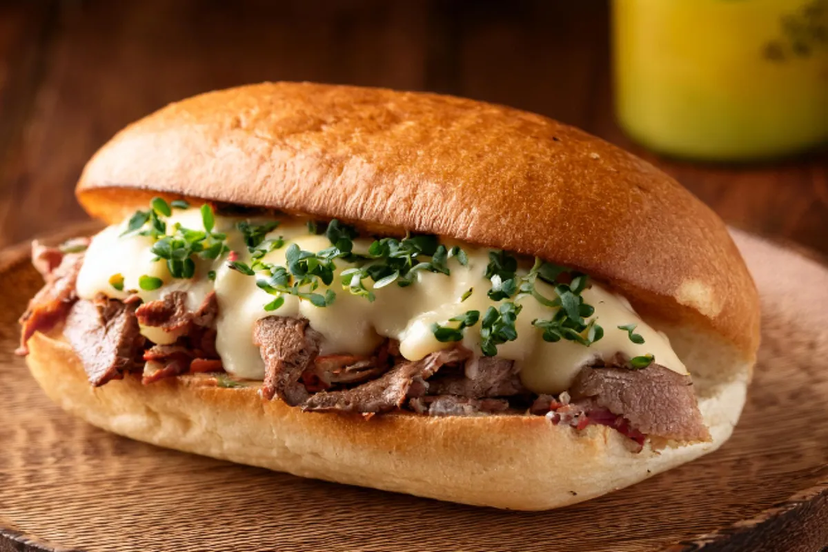 What type of roll is used for a Philly cheesesteak?