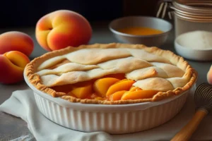 How do you keep peach cobbler crust from getting soggy?