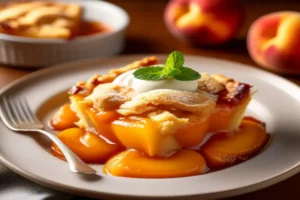 Why is my peach cobbler mushy?"