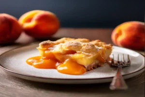 Why is my peach cobbler mushy?"