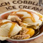 peach cobbler ice cream