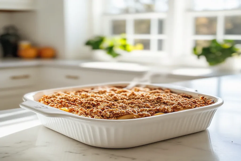 The Perfect Peach Crisp