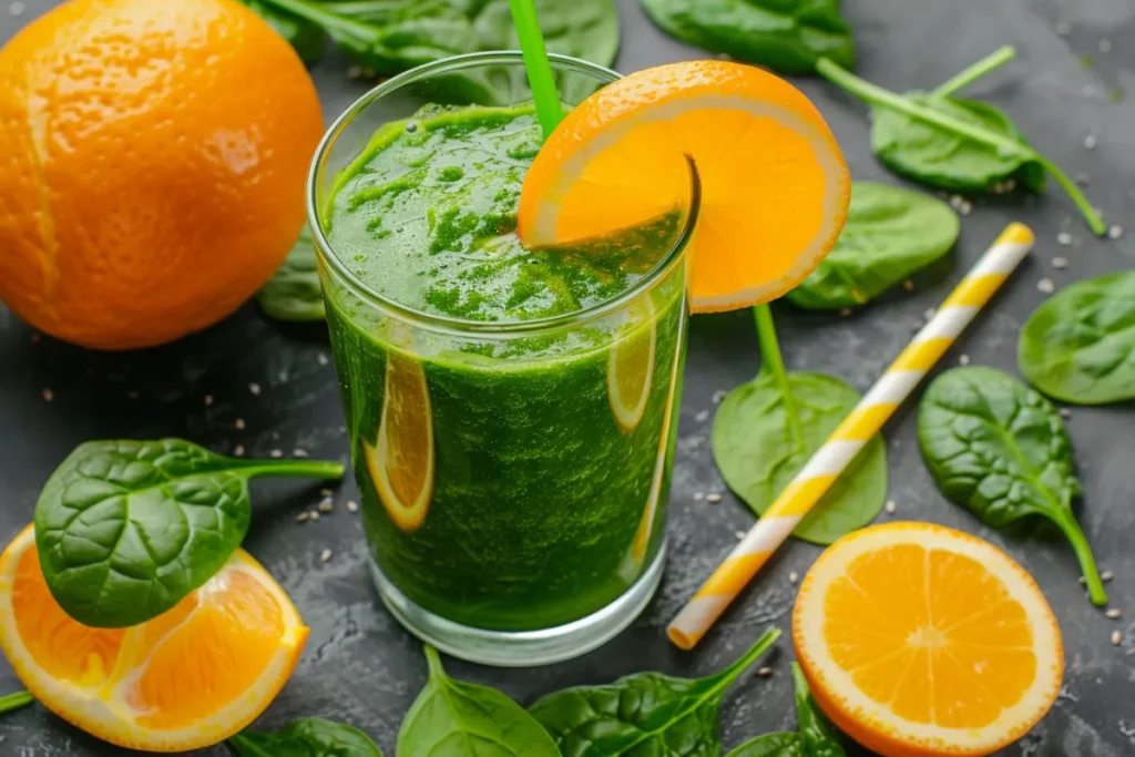 Is it OK to put raw spinach in a smoothie?