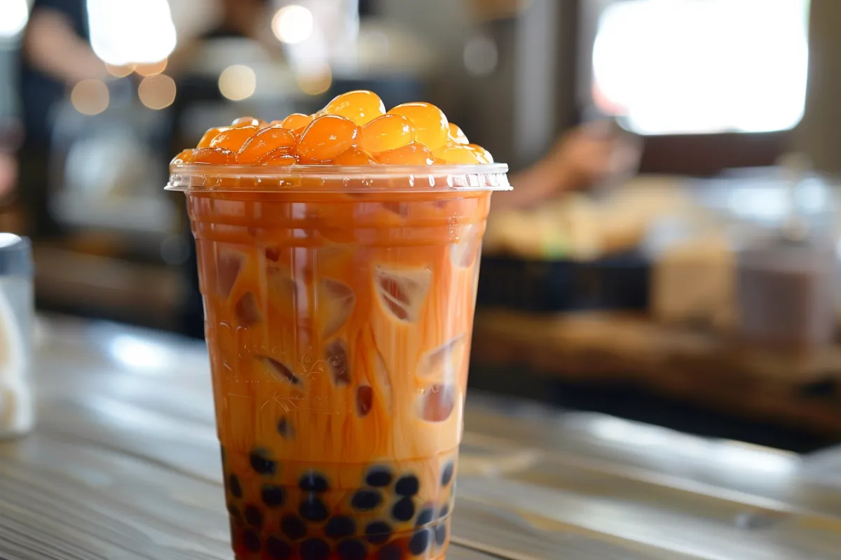 Boba: Coconut Milk Black Tea with Tapioca Pearls