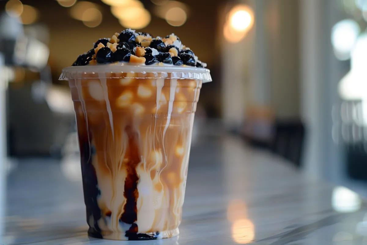 Boba: Coconut Milk Black Tea with Tapioca Pearls