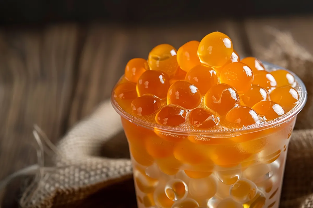 What is tapioca pearls in boba?