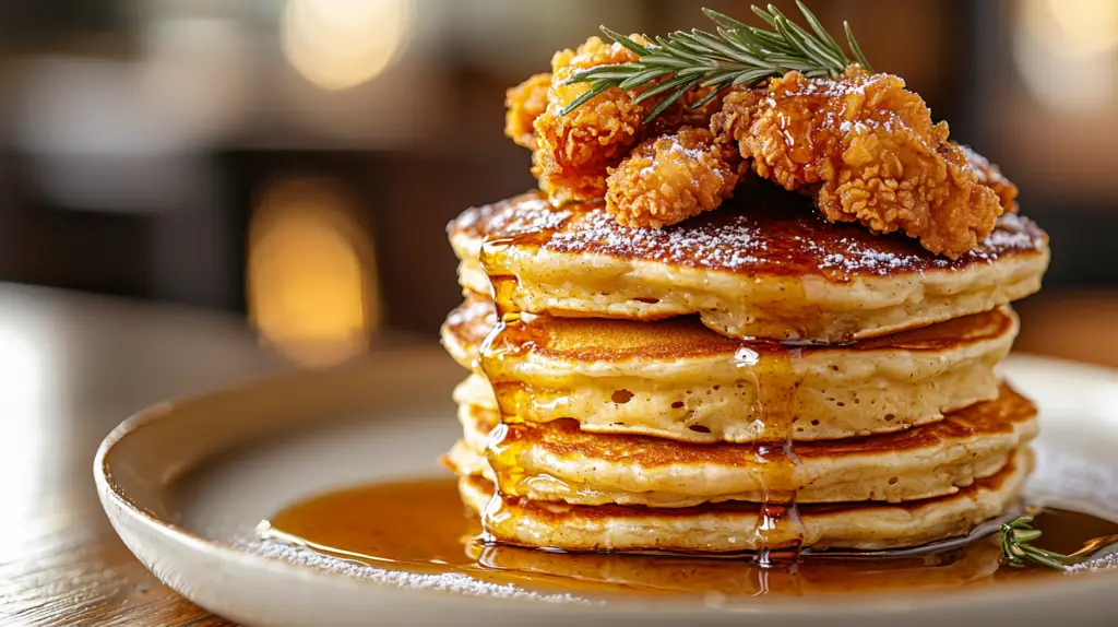 Why do people like chicken and waffles together?