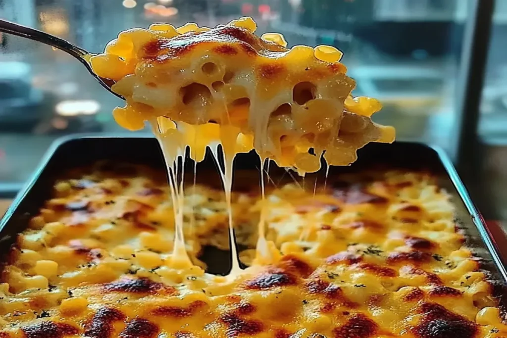 What is the origin of baked mac and cheese?