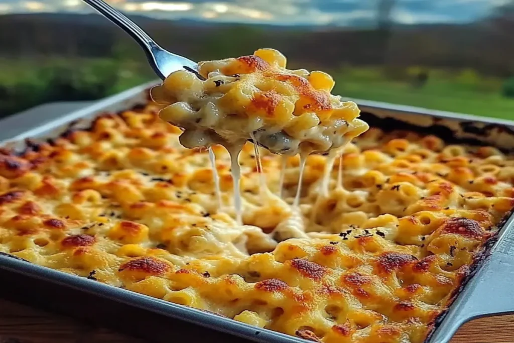 What is the origin of baked mac and cheese?