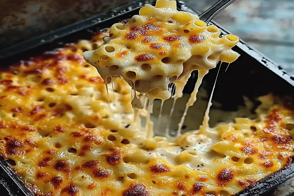 What is the origin of baked mac and cheese?