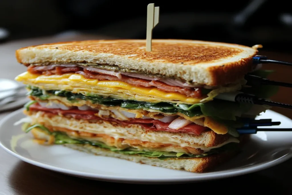 What is the etiquette for club sandwiches?