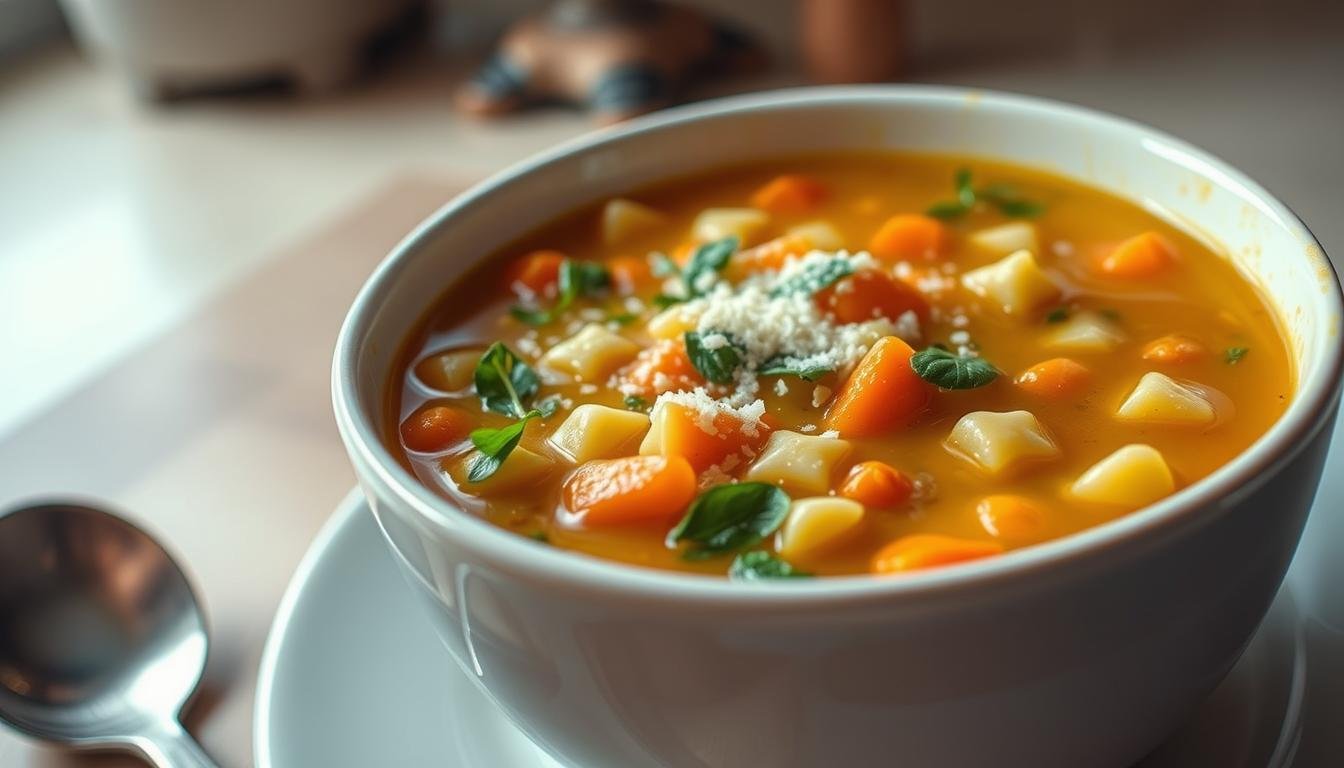 Ingredients for Italian pastina pastina soup