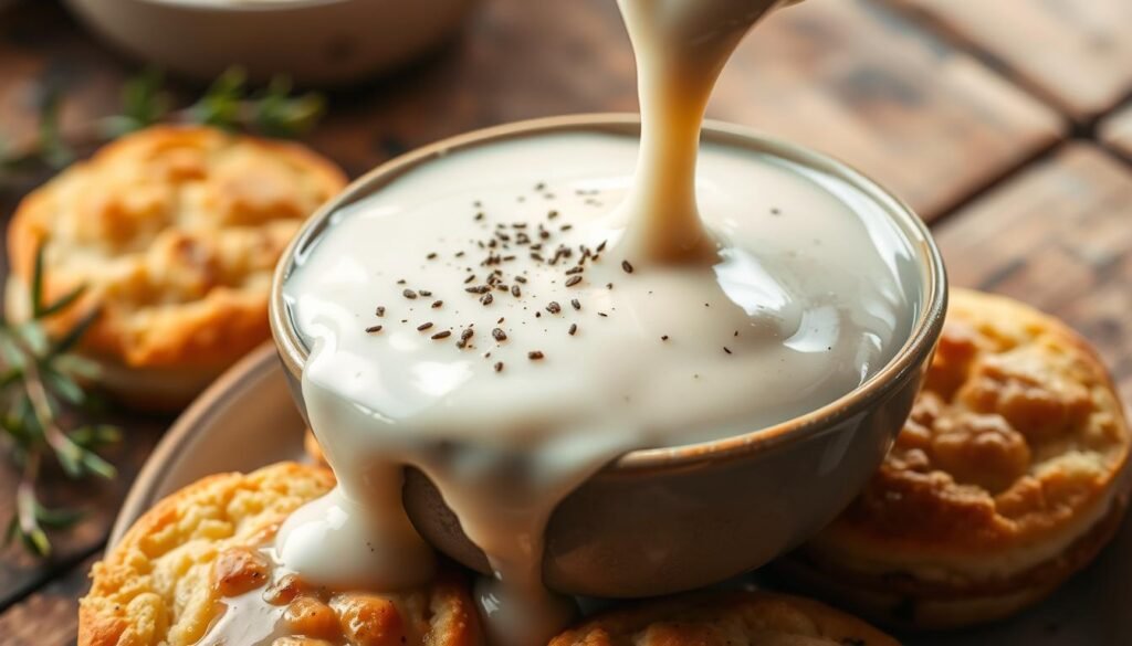 Creamy white gravy Creamy white gravy