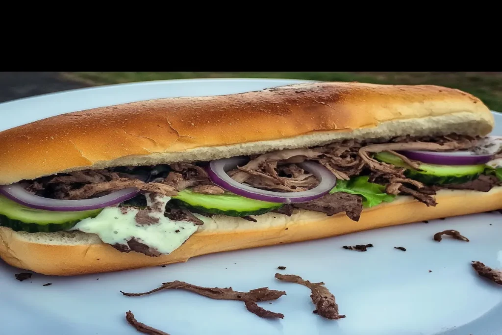 When you walk into Subway, you're greeted by the smell of fresh bread and sizzling steak. It's a call to try their famous Steak and Cheese Sub. This sandwich is a favorite for many, mixing great flavors and textures that make you want more.
Whether you're a Subway regular or new to the brand, the Steak and Cheese Sub is a must-try. It promises to excite your taste buds and feed your soul.
Key Takeaways

Discover the mouthwatering ingredients that make up Subway's Steak and Cheese Sub
Explore the versatile customization options to tailor the sandwich to your unique taste buds
Uncover the rich history and popularity of this iconic Subway offering
Learn about the nutritional value and health benefits of the Steak and Cheese Sub
Discover gluten-free and alternative options to accommodate various dietary needs

Overview of the Steak and Cheese Sub
The Steak and Cheese sub is a favorite at Subway, loved by many. It has a long history, starting in Subway's early days. Over time, it has changed to fit what Subway customers want.
History of the Steak and Cheese Sub
In the 1980s, Subway introduced the Steak and Cheese sub. It was inspired by Philly cheesesteaks. The team worked hard to make a sandwich that could be enjoyed everywhere.
They created a mix of tender steak, melted cheese, and fresh veggies. It all came together on Subway's soft bread.
Popularity Among Subway Customers

Subway fans quickly fell in love with the Steak and Cheese sub. They loved its rich taste.
Years later, it's still a favorite, often chosen for lunch or dinner.
People say it's like a hoagie or grinder but with a Subway twist.

Sandwich Type
Key Characteristics
Popularity Ranking

Steak and Cheese Sub
Sliced steak, melted cheese, fresh vegetables on Subway bread
Top 3 best-selling Subway sandwiches

Hoagie
Long, soft roll filled with various meats, cheeses, and vegetables
Popular regional sandwich option

Grinder
Toasted sub roll with various meats, cheeses, and vegetables
Widely enjoyed in the northeastern United States

Standard Ingredients in a Steak and Cheese Sub
Ordering a Subway steak and cheese sub means you get a mix of great tastes and textures. It starts with fresh bread, then tender steak, and ends with tasty cheeses.
Types of Bread Available
Subway has many breads to pick from for your steak and cheese sub. You can choose soft Italian herbs and cheese or crisp Parmesan Oregano. There's also classic 9-grain wheat or Monterey cheddar for something different.
Steak Options You Can Choose

Seasoned Steak: A classic choice, the seasoned steak is marinated and grilled to perfection, providing a delightful balance of flavors.
Philly Steak: Reminiscent of the beloved Philly cheesesteak, this option features thin-sliced, sautéed steak that melts in your mouth.
Roast Beef: For a heartier option, the roast beef steak offers a robust, savory flavor that complements the cheese and other toppings.

Cheese Varieties for Your Sub
Subway has many cheeses for your steak and cheese sub. You can pick from creamy American, sharp cheddar, or melty Monterey cheddar. For a bold taste, try pepper jack cheese with your steak.
Whether you want a classic deli sandwich or a Philly-style cheesesteak, Subway's steak and cheese sub is perfect. It's a satisfying and customizable meal.

Toppings to Enhance Your Steak and Cheese Sub
Customizing your Subway Steak and Cheese sub is easy. You can choose from many toppings. Fresh veggies add crunch and nutrients. Flavorful condiments and seasonings can make your sandwich special.
Fresh Vegetables and Their Benefits
Subway has many fresh veggies to pair with your steak and cheese. Try crisp lettuce, juicy tomatoes, or crunchy cucumbers. These add flavor and important nutrients to your meal.
Condiments That Pair Well
For extra flavor, try classic condiments like mayonnaise or mustard. They balance the richness of the steak and cheese. You can also try Subway's Italian sub or cold cut combo sauces for a unique taste.
Seasoning Options for Extra Flavor
Want to make your Steak and Cheese sub even better? Add some savory seasonings. Subway has salt, pepper, oregano, and Parmesan cheese. They enhance the flavors and make your meal more enjoyable.
Customization Possibilities for Your Sub
The Subway Steak and Cheese sub is a blank canvas for your taste. You can add meat, veggies, or try something new. Subway has many options to make your sandwich unique.
Vegan and Vegetarian Alternatives
Subway has great choices for those who eat plant-based. Try the Veggie Delite sub for fresh veggies. Or, go for the Beyond Meatball Marinara for a meatless twist.
Extra Toppings for a Unique Twist
Adding toppings can elevate your Steak and Cheese sub. Think about crispy bacon, sautéed mushrooms, or pickled jalapeños. These can make your sandwich unforgettable.
Adjusting Serving Sizes
Subway offers sizes from 6-inch to footlong. You can pick the size that suits your hunger. It's perfect for a quick bite or a bigger meal.
Customizing your Subway sub makes it special. You can choose vegan options, add unique toppings, and pick the right size. It's all about making it your own.
Nutritional Information
Curious about the Steak and Cheese Sub from Subway? It's a classic hoagie-style sandwich that's satisfying. But how does it fare in terms of calories, macronutrients, and micronutrients? Let's explore the details.
Caloric Breakdown of the Steak and Cheese Sub
A standard 6-inch Steak and Cheese Sub from Subway has about 260 calories. This number can change based on the bread, steak, and cheese you pick. Here's the breakdown:

Carbohydrates: 31 grams
Protein: 20 grams
Fat: 9 grams

Key Nutrients and Health Benefits
The Steak and Cheese Sub is more than just calories. It's a good source of protein, which is key for muscle health. It also has vitamins and minerals like:

Iron: Helps with blood and energy
Calcium: Keeps bones and teeth strong
Vitamin B12: Important for red blood cells and brain function

While the Steak and Cheese Sub is tasty, remember to watch your portion size. It's best to balance it with a healthy diet for the most benefits.
Gluten-Free Options at Subway
Subway has great news for those on a gluten-free diet. They offer many options so you can still enjoy their tasty grinder and cheesesteak subs. Whether you want a classic Steak and Cheese or something new, Subway has you covered.
Gluten-Free Bread Alternatives
Subway's gluten-free bread is a big win for those with dietary needs. It's made from rice, potato, and tapioca flours. This bread is soft and chewy, just like regular bread. Plus, it comes in 6-inch and footlong sizes, so you can enjoy your favorite sub without worry.
How to Order a Gluten-Free Steak and Cheese Sub

Start by asking for gluten-free bread at the counter.
Tell the Subway employee you want your Steak and Cheese on gluten-free bread.
Make sure they use clean tools to avoid cross-contamination.
Check your order to ensure no gluten is used.

By following these steps, you can have a tasty, gluten-free Steak and Cheese sub. It's just as good as a traditional grinder or cheesesteak.
 
Ordering Your Steak a

nd Cheese Sub
Getting your favorite Subway Steak and Cheese sub is easy. You can order online or get it in-store. Subway makes it simple and quick for you.
Tips for a Quick and Easy Order
Here are some tips for a smooth order:

Learn the Subway menu and pick your sub before you go.
Choose your bread, steak, and cheese to save time.
Use the Subway app or website to order your favorite sub fast.
Try "Rapid Pickup" for a quick grab-and-go experience.

Online Ordering vs. In-Store
Online and in-store ordering at Subway both work well. Think about these points to choose what's best for you:

Online Ordering
In-Store Ordering

Customize and order from home.
Get a personal touch from Subway staff.

Pick up your order when it's convenient for you.
Enjoy your sandwich right away.

Save your order for future use.
Make changes to your order on the spot.

Whether you order online or in-store, Subway makes it easy to get your Steak and Cheese sub. Choose what works best for you.
Combos and Meal Options
Make your Steak and Cheese sub even better with tasty sides and cool drinks. Subway has many combo options to match your taste and diet.
Suggested Sides to Pair with Your Sub

Crisp, fresh-cut veggies like carrots, celery, and cucumber add a nice crunch to your sub.
Try a side salad or baked chips for a balanced, healthy meal.
Pair your Steak and Cheese sub with an Italian sub or cold cut combo for more flavor.

Beverage Pairings to Consider
Find a drink that goes well with your Steak and Cheese sub. Here are some favorites:

Crisp soda or sparkling water to refresh your taste between bites.
A creamy milkshake or iced coffee for a special treat.
Try iced tea or lemonade for a light, refreshing drink.

Subway's wide range of sides and drinks lets you craft a meal that's both tasty and fulfilling.
Special Promotions and Offers
Subway, the famous sandwich chain, often has great deals for its customers. These deals make the Steak and Cheese Sub even more tempting.
Current Discounts on Steak and Cheese Subs
Right now, Subway has a special deal on Steak and Cheese Subs. You can get a 6-inch Steak and Cheese Sub for $4.99, saving $1. This is a great chance to try the tasty mix of steak, cheese, and fresh toppings.
Loyalty Programs for Regular Customers

Subway's loyalty program, Subway MyWay Rewards, is a big plus for regulars. It lets you earn points for every purchase. These points can be used for free Steak and Cheese Subs, meatball subs, Philly cheesesteaks, and more.
Subway also gives special discounts and deals to loyalty program members. This means you can save even more on your favorite sandwiches, like the Steak and Cheese Sub.

If you're a Subway fan or new to the Steak and Cheese Sub, watch for these deals. With a bit of planning, you can enjoy this tasty sandwich at a great price.
Frequently Asked Questions
The Steak and Cheese Sub is a favorite at Subway, leading to many questions. We'll cover some common ones and offer tips to make your next order perfect.
Common Queries About the Steak and Cheese Sub

What type of steak is used in the Steak and Cheese Sub?
Subway uses a top-quality steak, like roast beef or a mix, for great taste.

Can I customize the cheese?
Yes! You can choose from American, Swiss, Monterey cheddar, and more. Just tell your Subway artist.

What are the best toppings for a Steak and Cheese Sub?
There are many great options. Try crisp lettuce, juicy tomatoes, crunchy onions, and various condiments like mayo or Subway vinaigrette.

Troubleshooting Issues with Your Order
Having trouble with your Steak and Cheese Sub? Here are some tips to fix it:

Incorrect order: If it's not what you asked for, tell the Subway staff and ask them to fix it.

Quality concerns: If the ingredients seem old or the quality is off, ask for a new one or a refund.

Delivery issues: For online or mobile orders, contact Subway's customer service if your sub is late or missing.

Subway wants you to be happy with your order. So, speak up if something's wrong with your Steak and Cheese Sub.
Final Thoughts on the Steak and Cheese Sub
The Subway Steak and Cheese Sub is a true culinary delight. It's perfect for lunch and offers a delicious, customizable experience. You'll find yourself craving more after every bite.
Why You Should Try It Today
This sandwich is more than just a meal. It's a mix of tender steak, melted cheese, and fresh toppings. Plus, it's versatile, catering to many tastes and dietary needs. Whether you're vegan, vegetarian, or love meat, there's something for everyone.
How to Make It Your Own
What makes the Steak and Cheese Sub special is how you can make it your own. Try different cheeses, add fresh veggies, and explore various condiments. It's a blank canvas for your creativity, making every bite unique and satisfying.

FAQ

What comes on a Subway Steak and Cheese Sub?

A Subway Steak and Cheese Sub has thinly sliced steak, melted cheese, and fresh veggies. You can pick your favorite toppings. The bread, steak, and cheese are the main parts, with options to add more.

What type of bread options are available for the Steak and Cheese Sub?

Subway has many bread choices for the Steak and Cheese Sub. You can pick from Italian, 9-Grain Wheat, Hearty Italian, or Parmesan Oregano. Choose the bread that tastes best to you.

What steak options can I choose for my Steak and Cheese Sub?

Subway offers different steaks for the Steak and Cheese Sub. You can choose Philly-style steak, roast beef, or a meatball-style steak. Pick the steak you like best.

What cheese varieties are available for the Steak and Cheese Sub?

You can pick from various cheeses for the Steak and Cheese Sub. Options include American, Swiss, Monterey Cheddar, and Pepper Jack. Choose the cheese that goes well with your steak and taste.

What toppings can I add to enhance my Steak and Cheese Sub?

Adding fresh veggies like lettuce, tomatoes, onions, and peppers can enhance your sub. You can also add condiments like mayonnaise, mustard, and sauces. This lets you customize the flavor.

Are there any vegan or vegetarian options for the Steak and Cheese Sub?

Yes, Subway has vegan and vegetarian options. You can try the Meatball Marinara Sub or the Veggie Delite Sub. Customize it with your favorite toppings and condiments.

How can I order a gluten-free Steak and Cheese Sub?

Subway has gluten-free bread for a gluten-free Steak and Cheese Sub. Just ask for gluten-free bread when you order. Subway will make sure it's safe from gluten.

What are the best tips for ordering a Steak and Cheese Sub at Subway?

To order quickly, pick your bread, steak, cheese, and toppings before you get to the counter. Subway also has online ordering. This lets you customize and pick up your order fast.

What sides or beverages pair well with a Steak and Cheese Sub?

Pair your Steak and Cheese Sub with chips, cookies, or a fresh salad. For drinks, try soft drinks, water, or iced tea. These options go well with your sandwich.

Are there any current promotions or discounts on Subway's Steak and Cheese Sub?

Subway often has deals on the Steak and Cheese Sub. Look for combo meals or loyalty rewards. Check Subway's website or your local Subway for the latest deals.