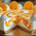 No-Bake Orange Creamsicle Cheesecake