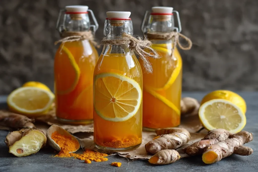 Ginger syrup with clove and cinnamon