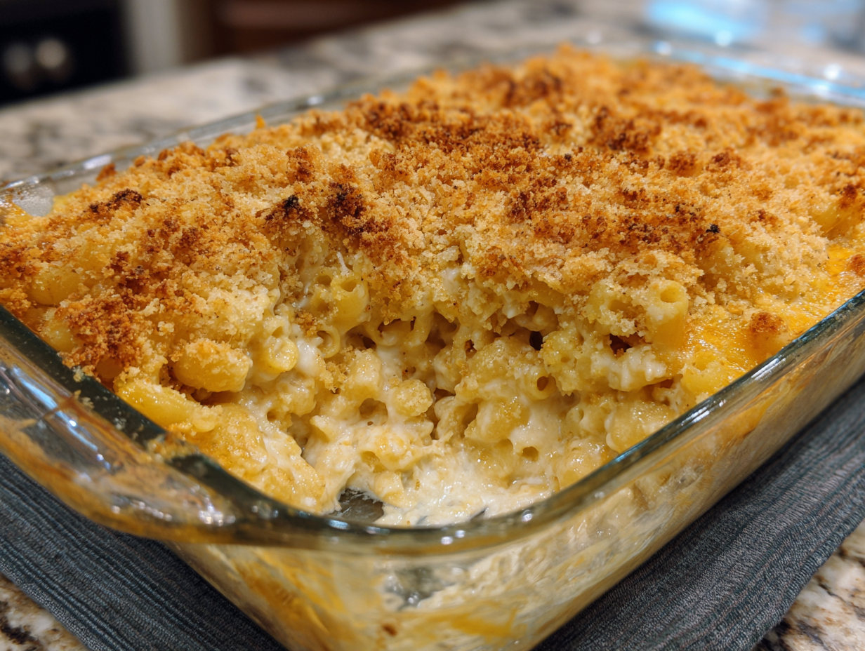 Cheesy Baked Macaroni: