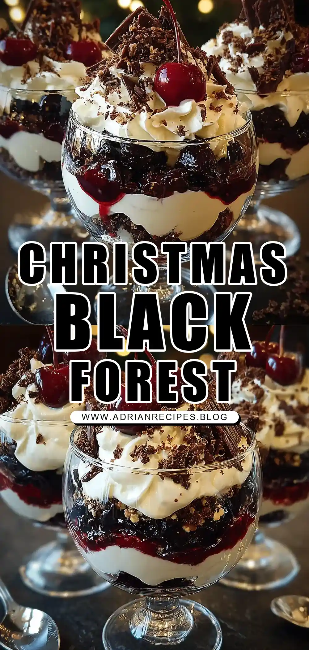 BLACK FOREST TRIFLE FOR CHRISTMAS