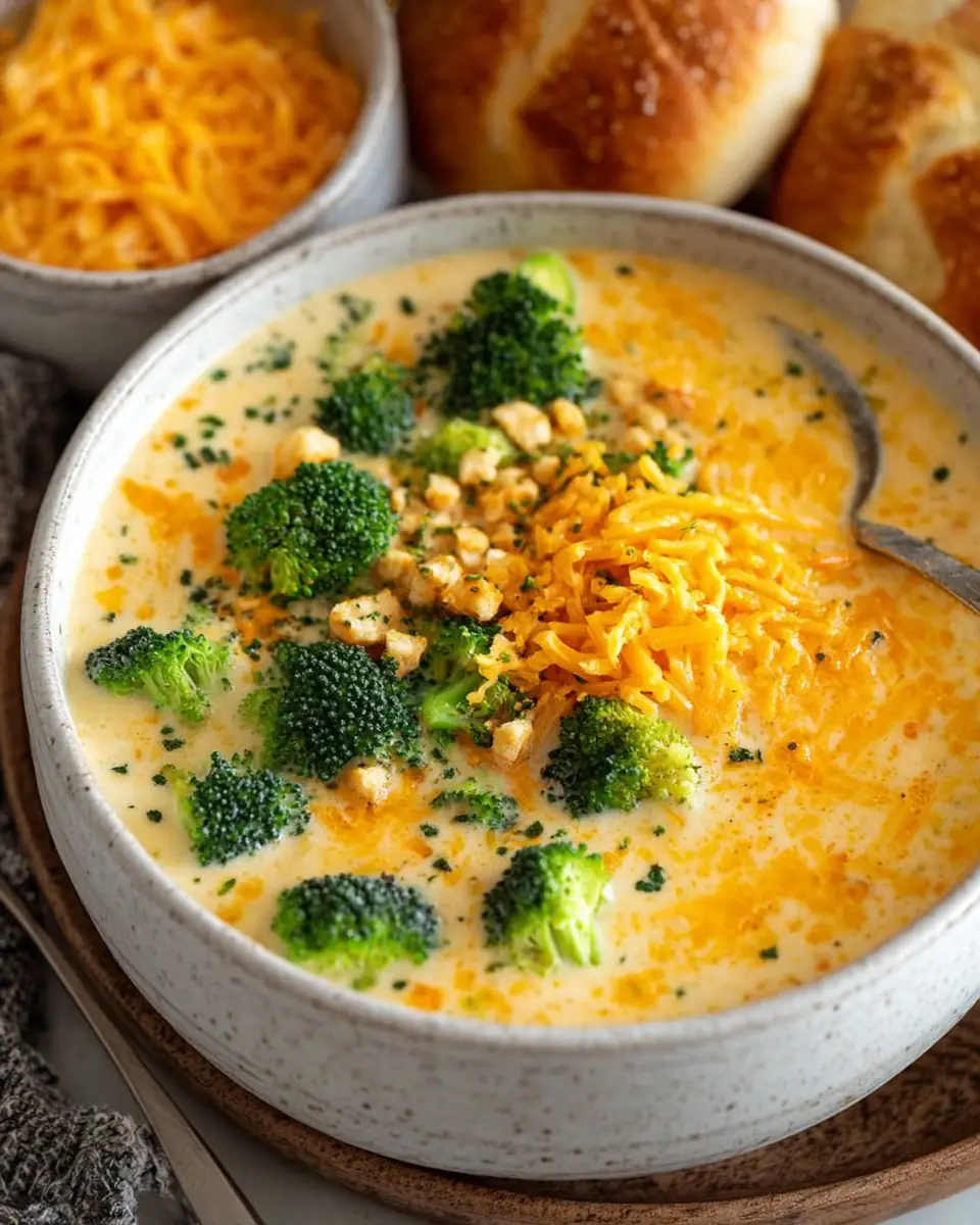 Creamy Broccoli Cheddar Soup