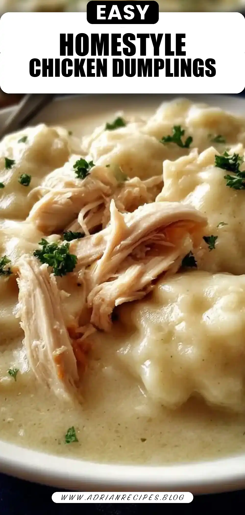 Homestyle Chicken & Dumplings (Cracker Barrel-Inspired)