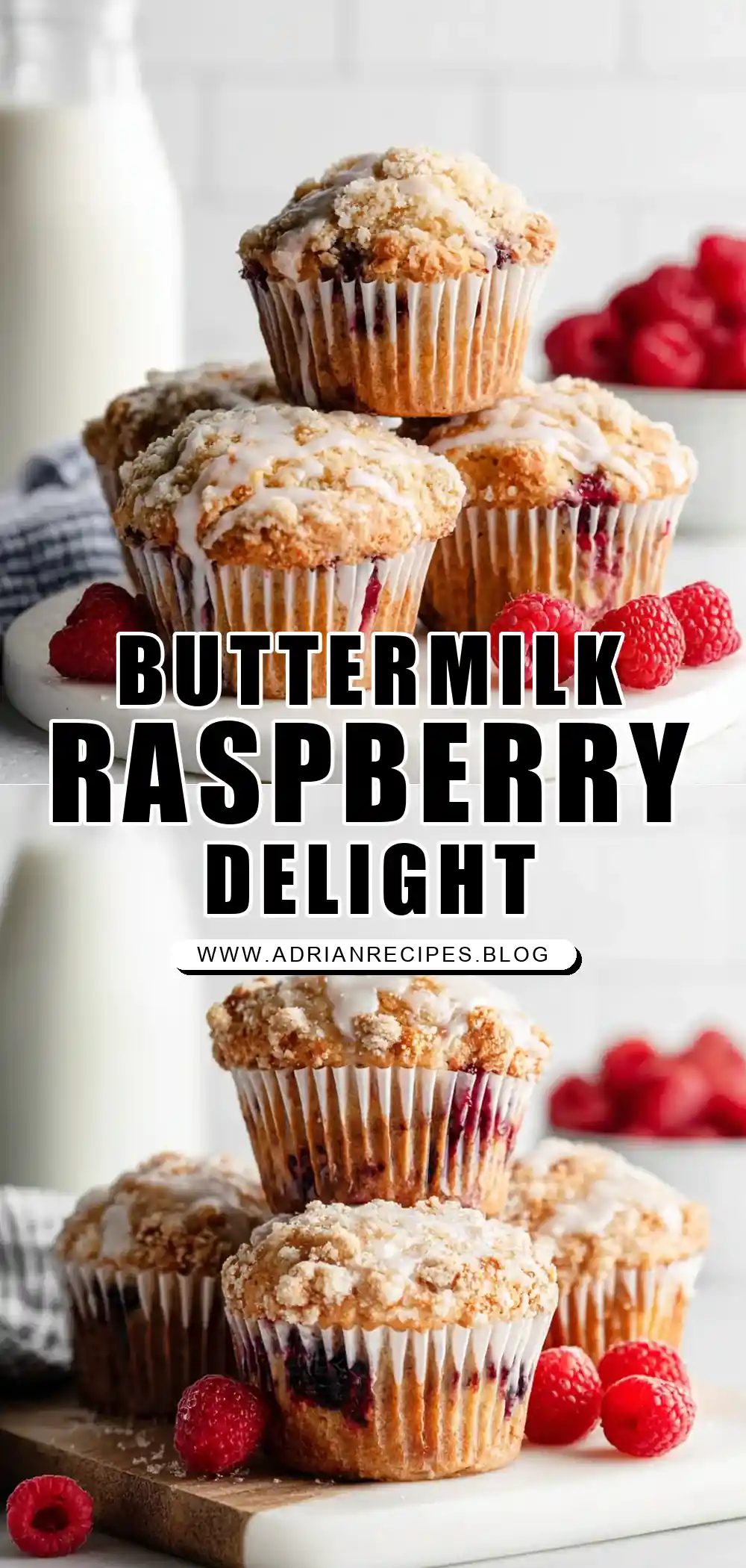 Buttermilk Raspberry Muffins