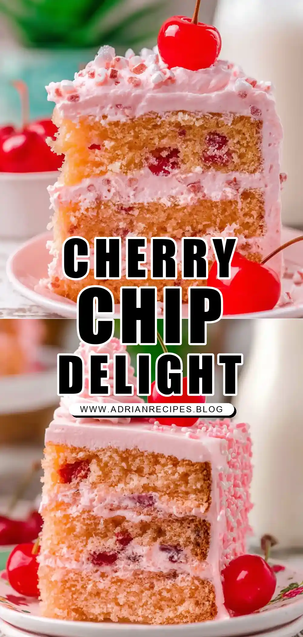 Cherry Chip Cake