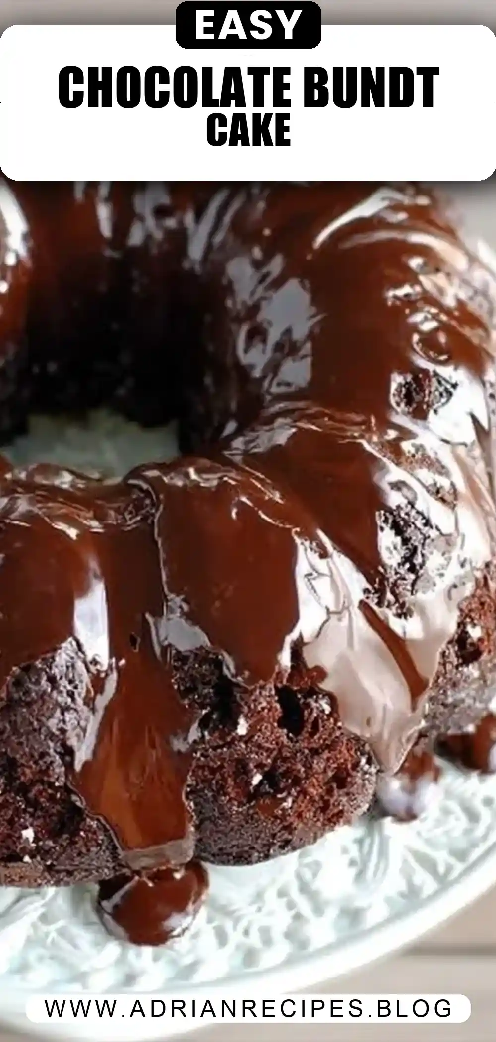 Chocolate Sour Cream Bundt Cake