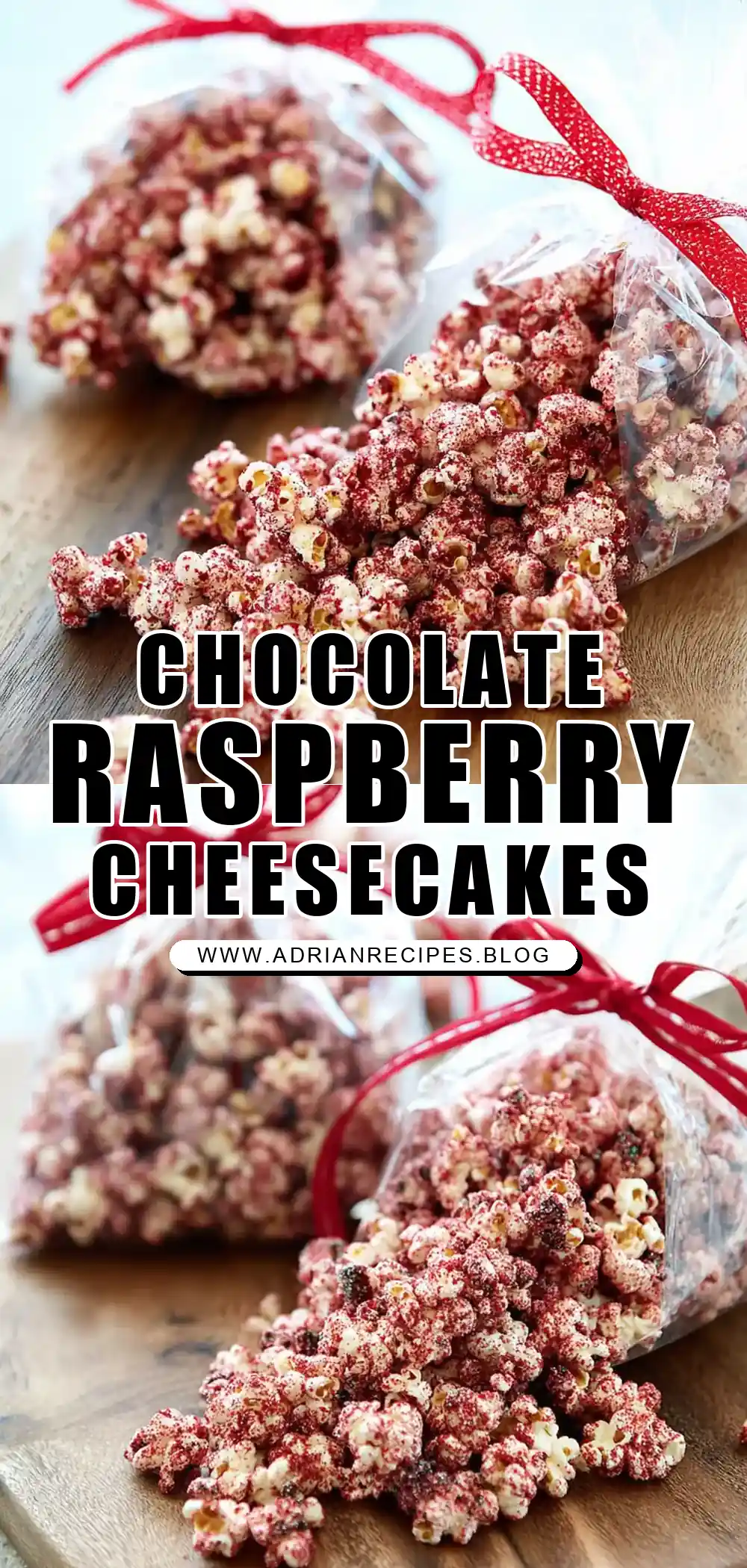 No-Bake Chocolate Raspberry Cheesecakes