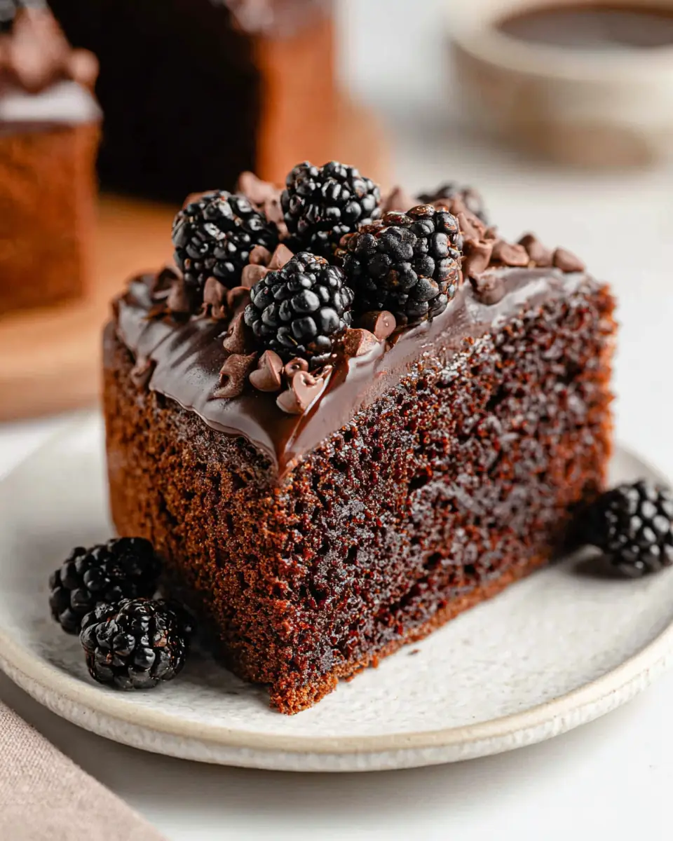 A delicious plate of Chocolate Chip Cookie Cake