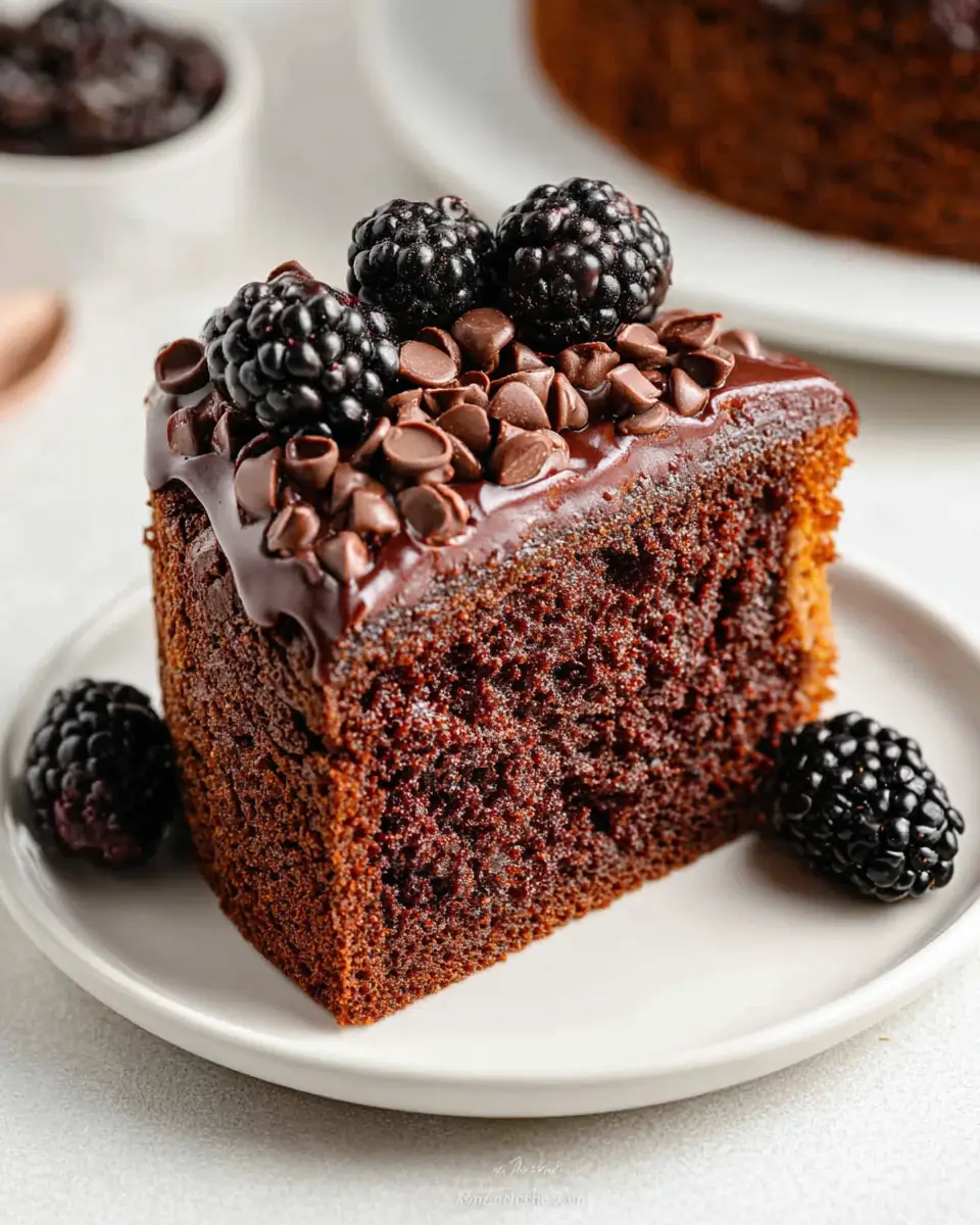 A delicious plate of Chocolate Chip Cookie Cake