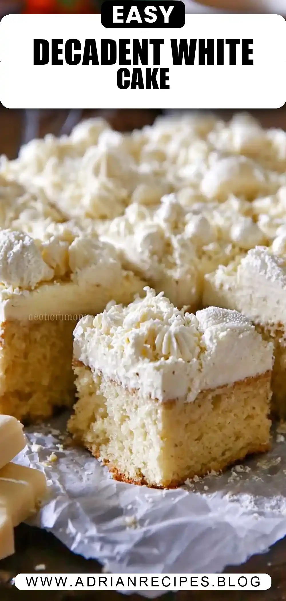 White Chocolate Cake