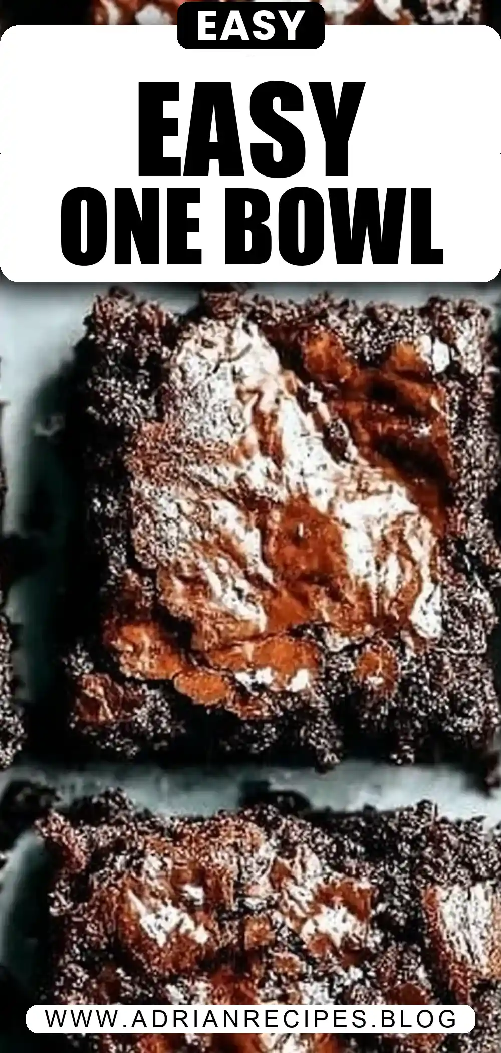 One Bowl Brownies