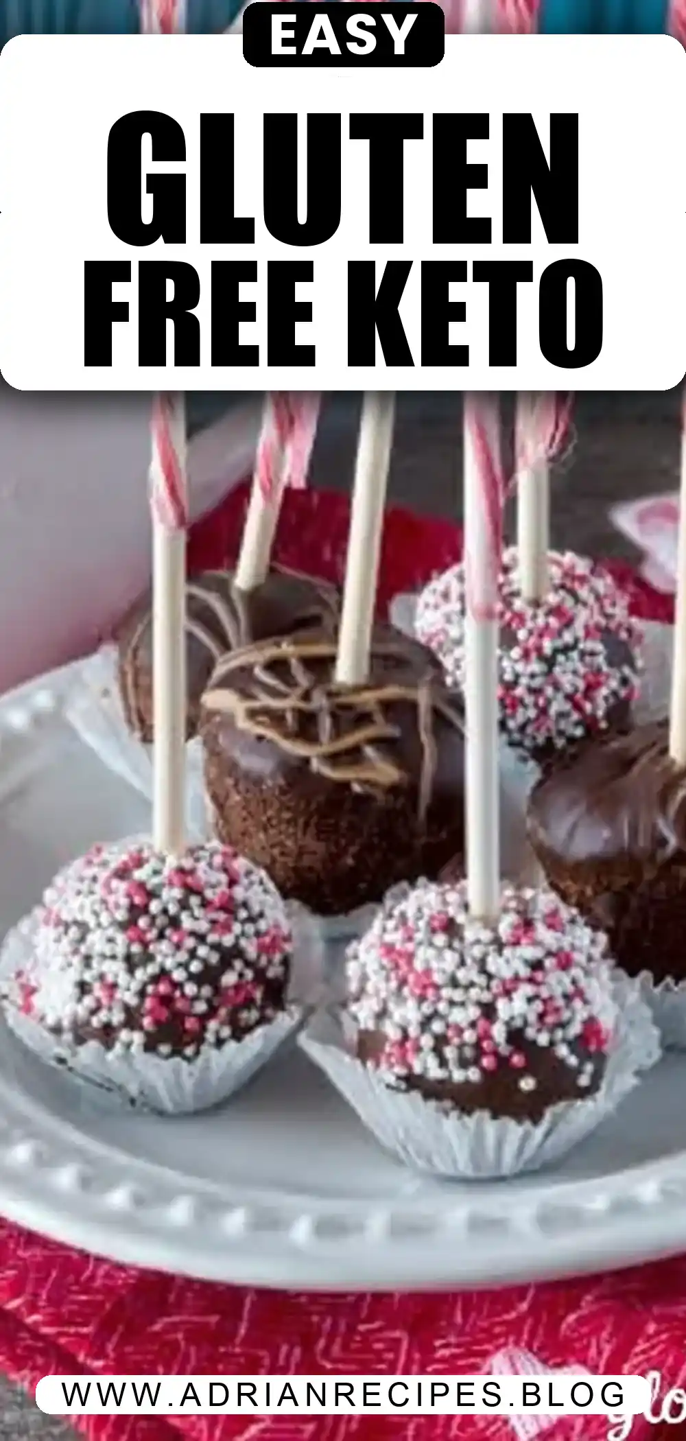 Gluten Free Keto Brownie Cake Pops Recipe