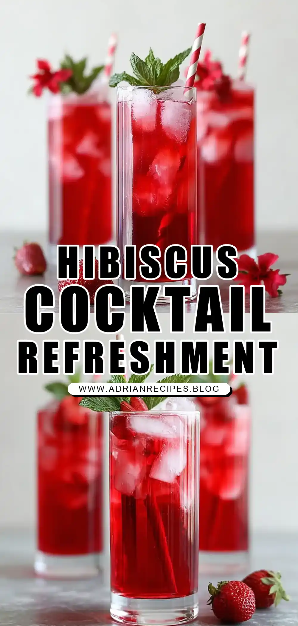 Hibiscus Iced Tea Cocktail