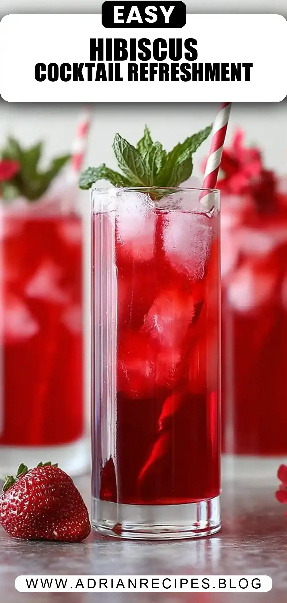 Hibiscus Iced Tea Cocktail