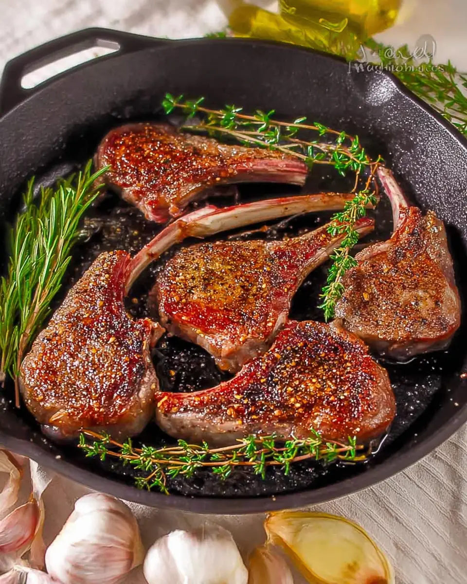 A delicious plate of How to Prepare Lamb Chops