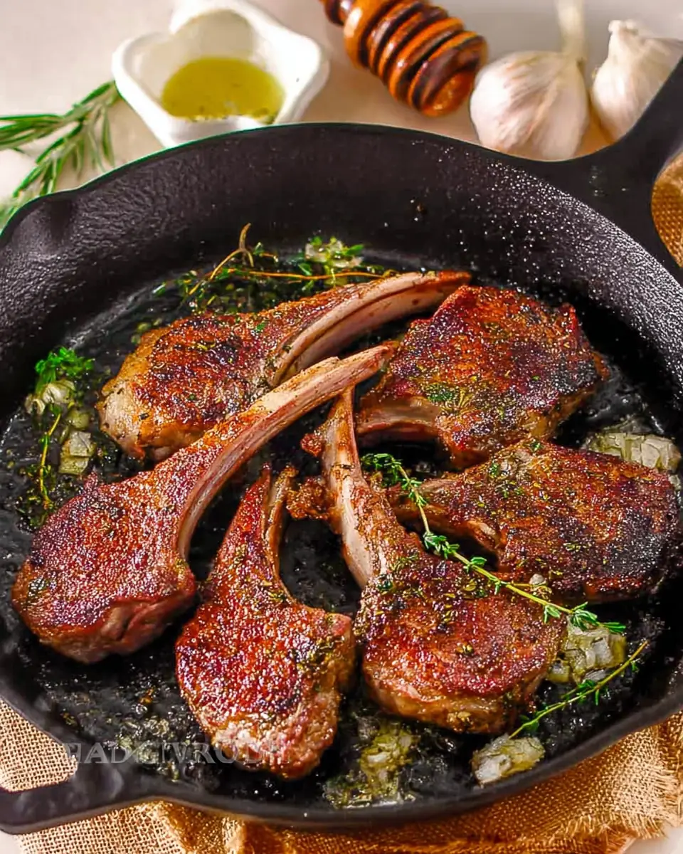 A delicious plate of How to Prepare Lamb Chops