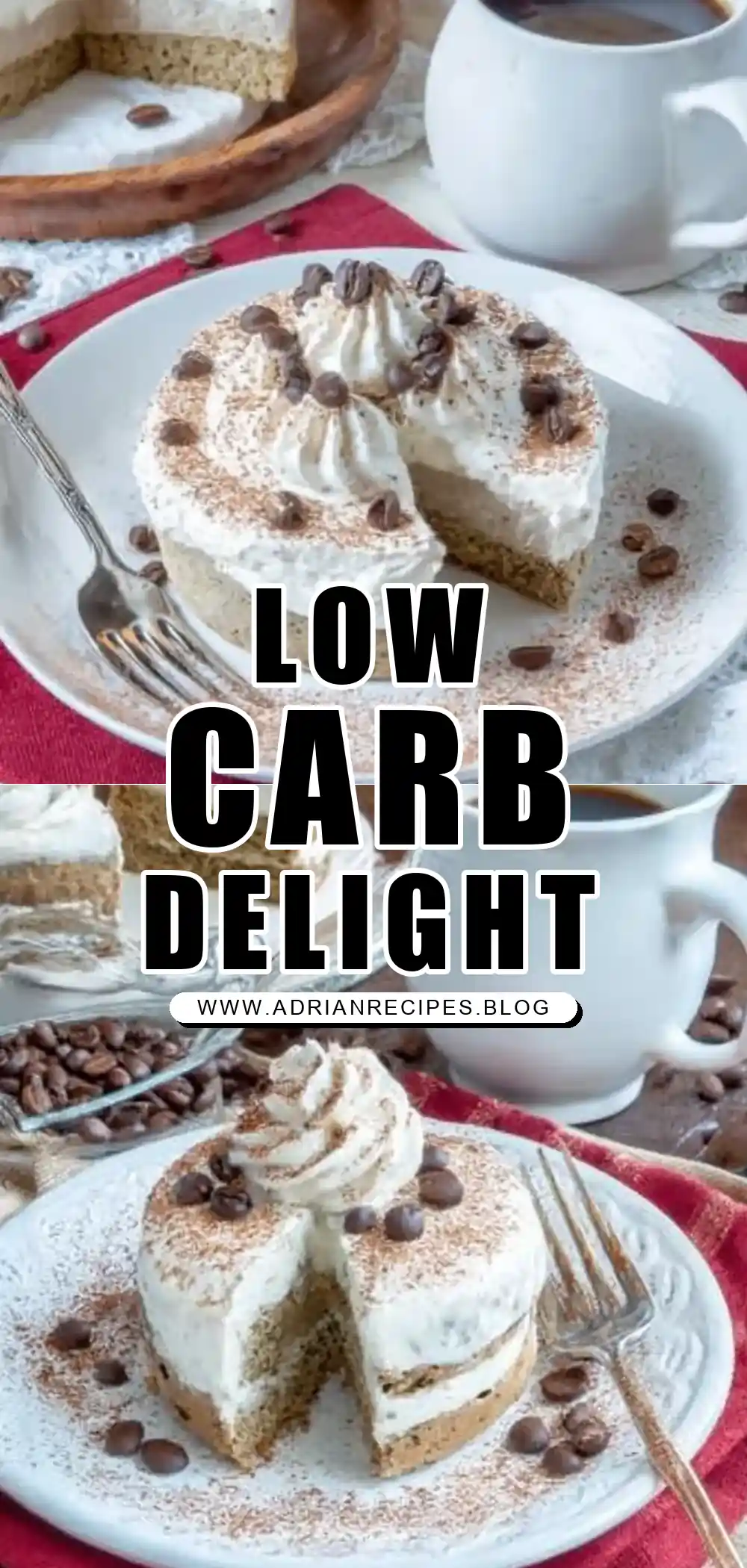 Low Carb Tiramisu Mug Cake