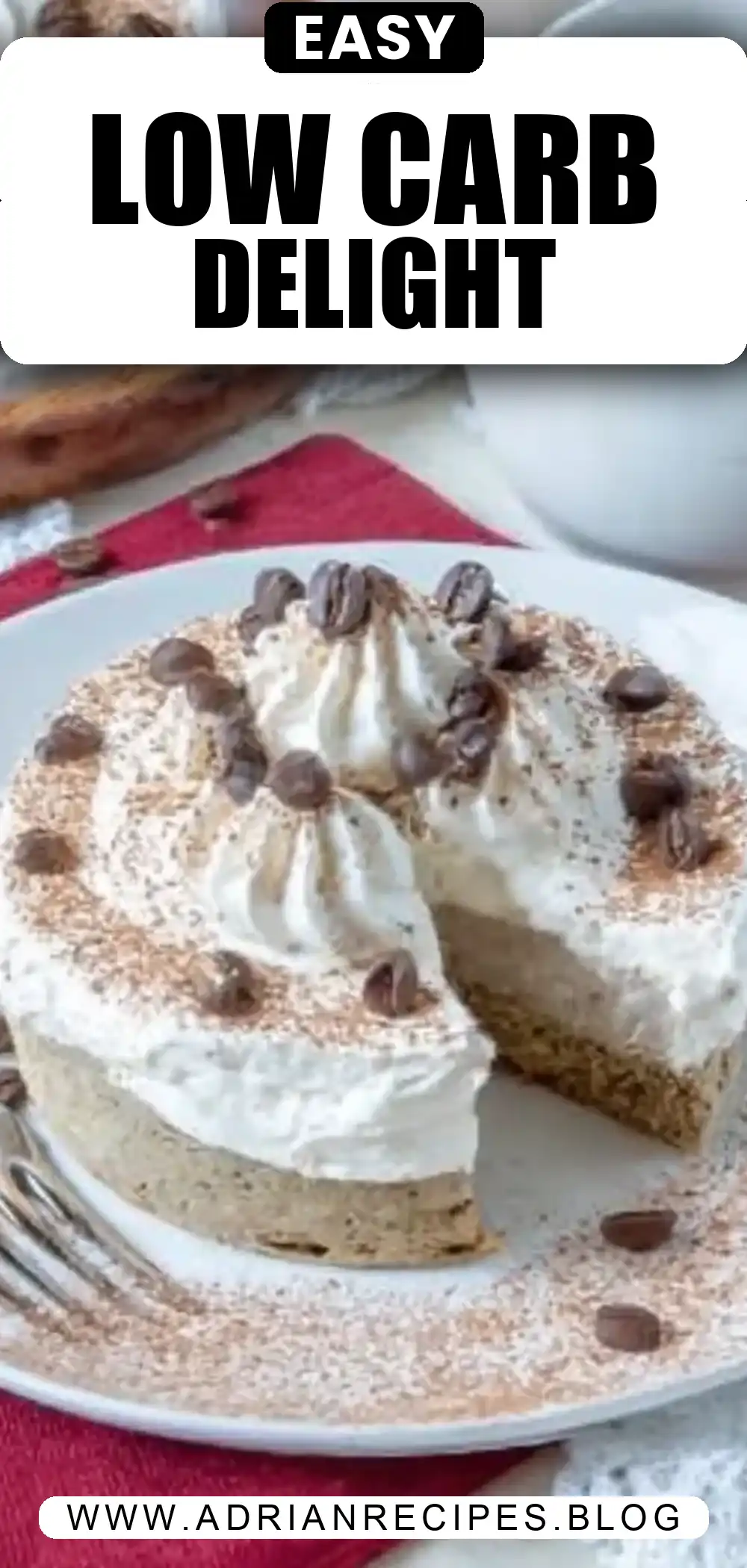 Low Carb Tiramisu Mug Cake