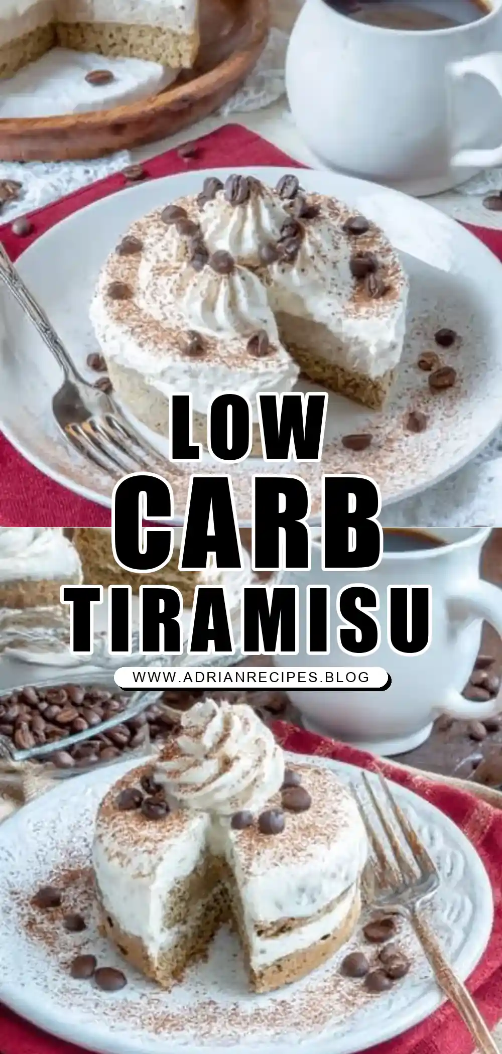 Low Carb Tiramisu Mug Cake
