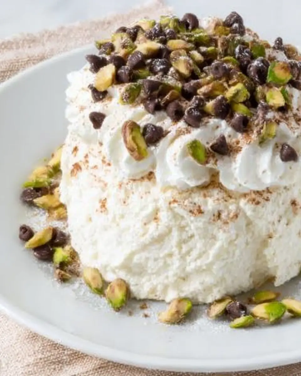A delicious plate of Low Carb Cannoli Mug Cake for Two