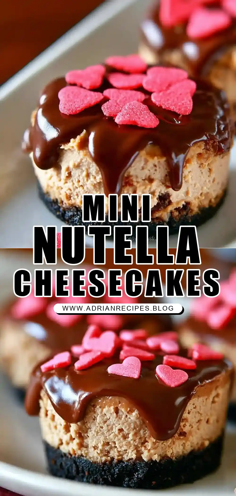Nutella Mini Cheesecakes