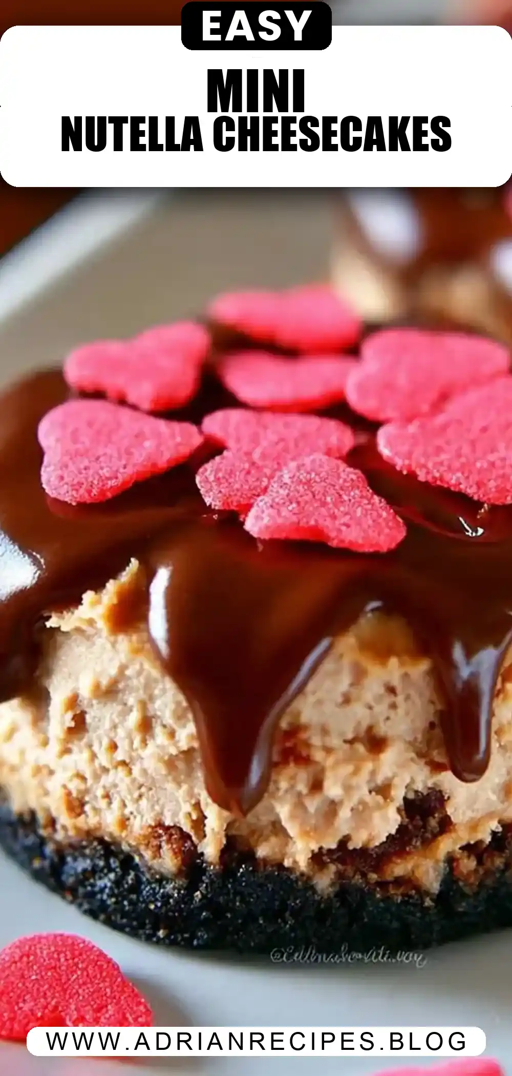 Nutella Mini Cheesecakes