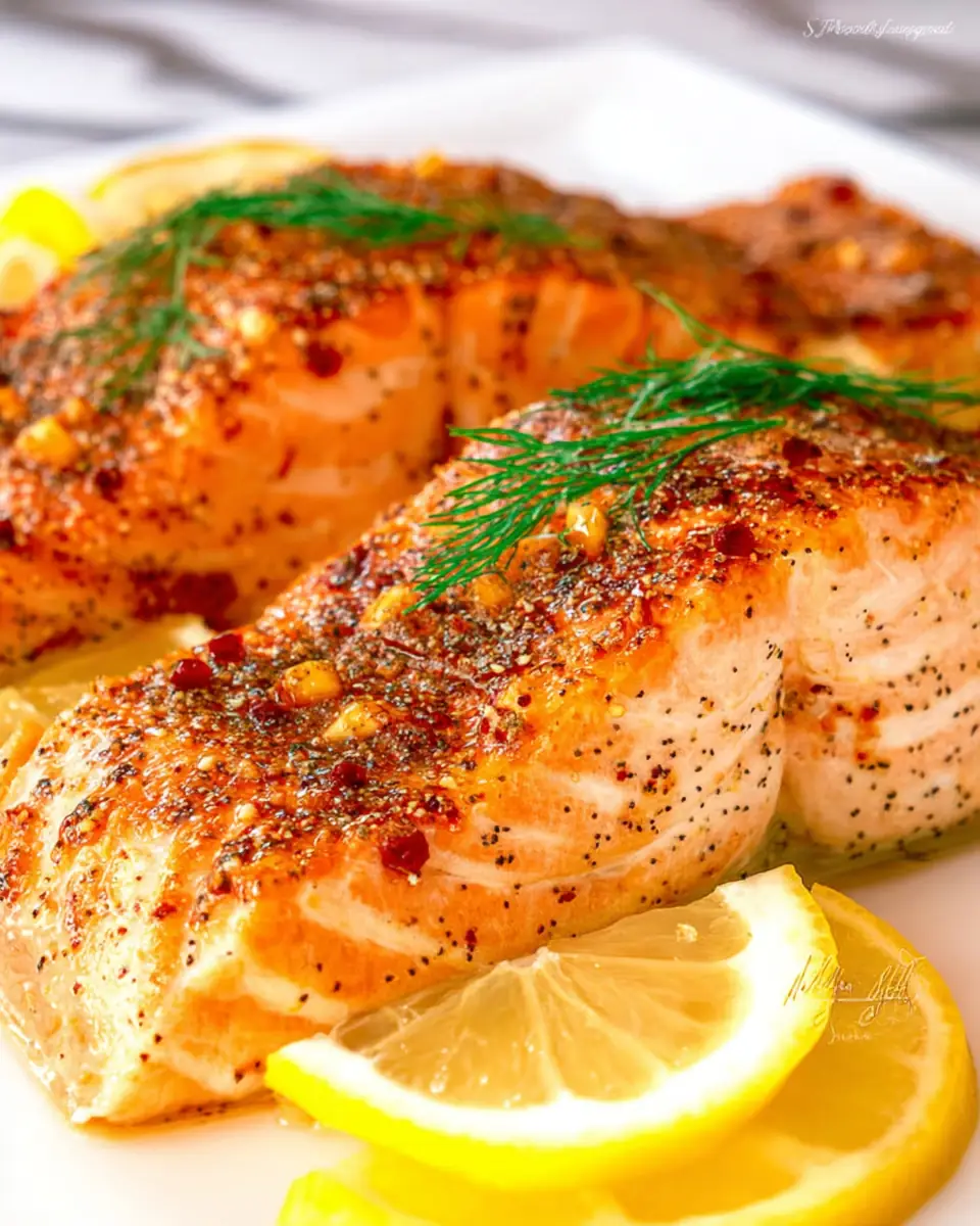 A delicious plate of Maple Glazed Salmon