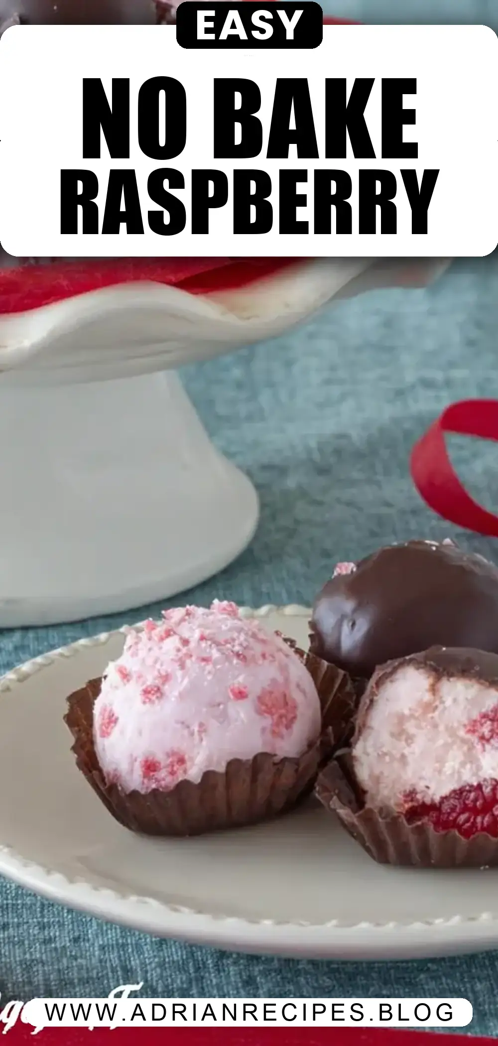 Sugar-Free No Bake Raspberry Cheesecake Bites
