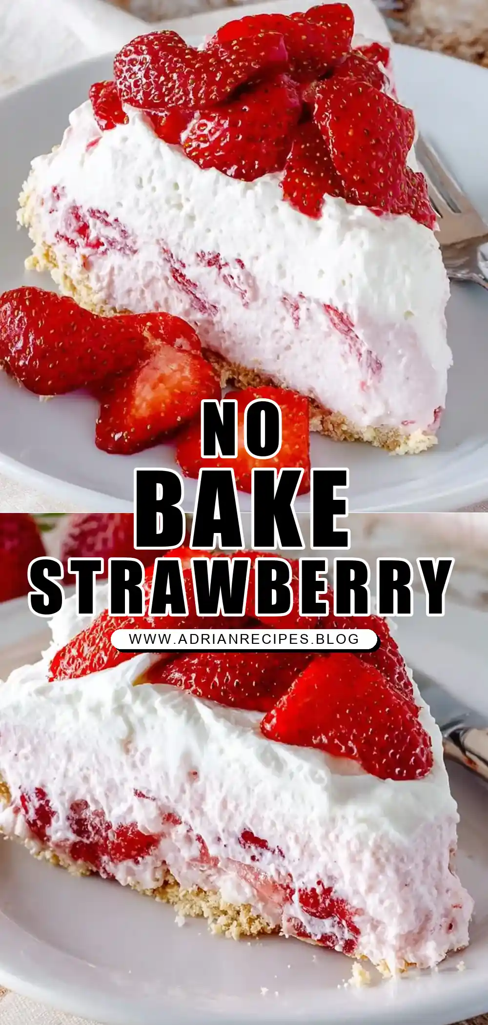Low Carb No Bake Strawberry Cream Pie