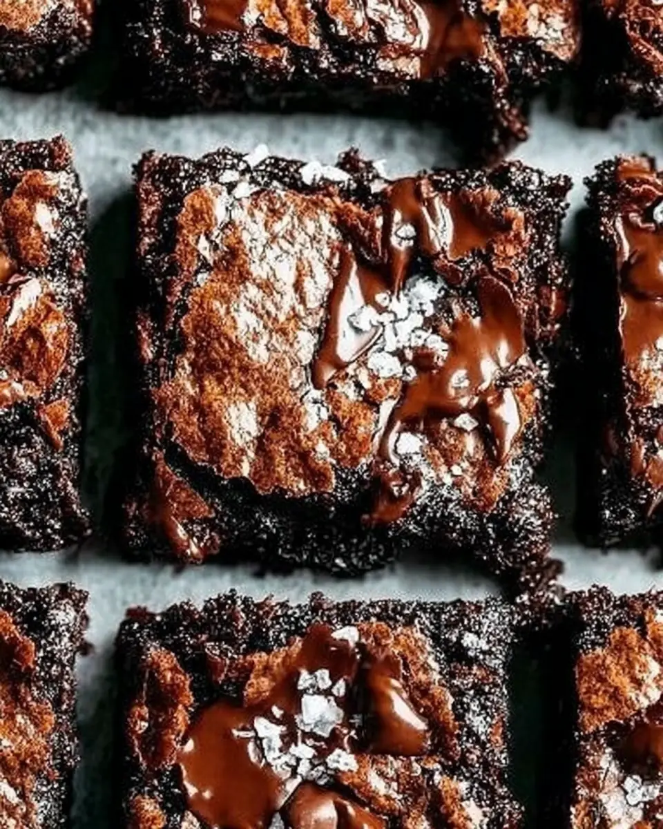 A delicious plate of One Bowl Brownies