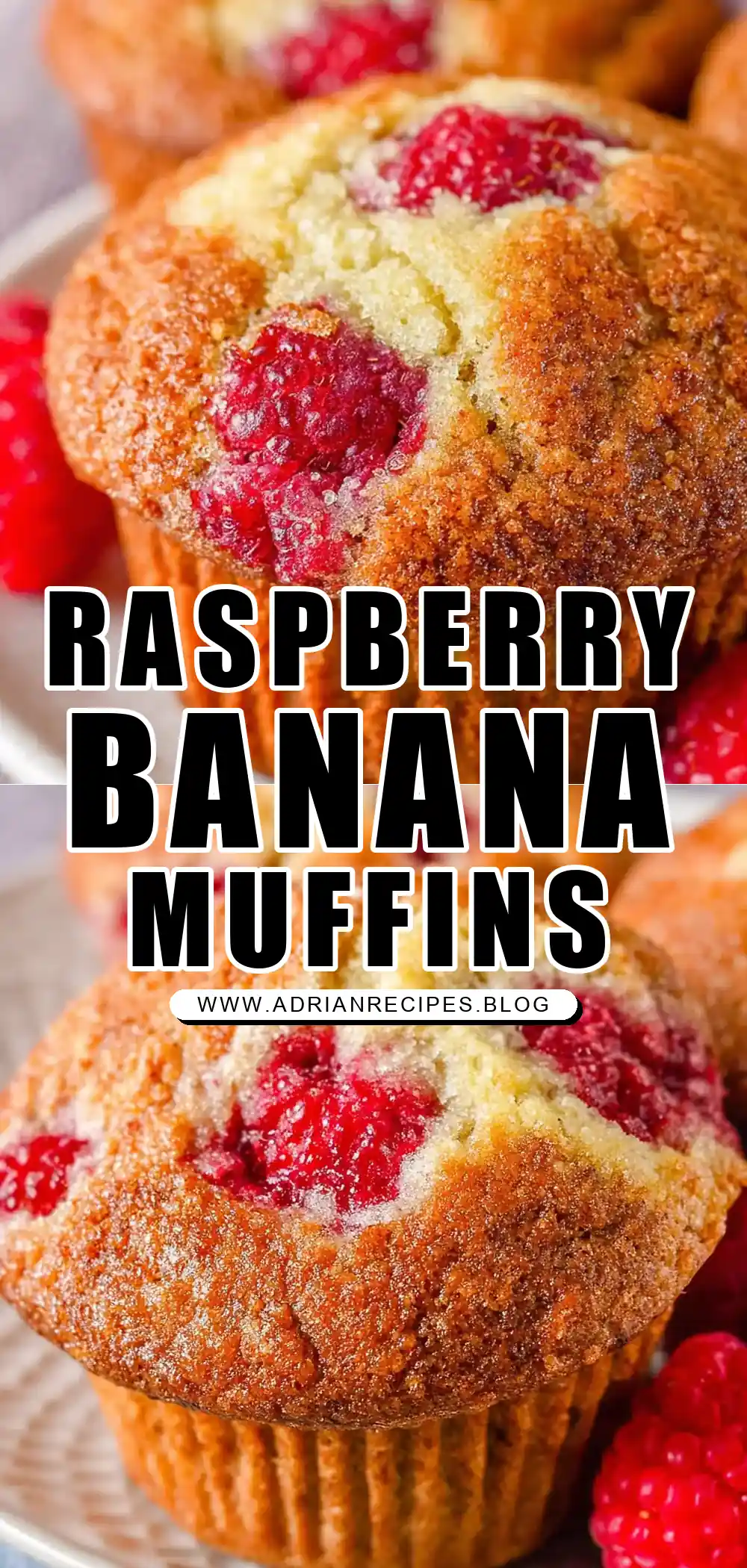 Banana Raspberry Muffins