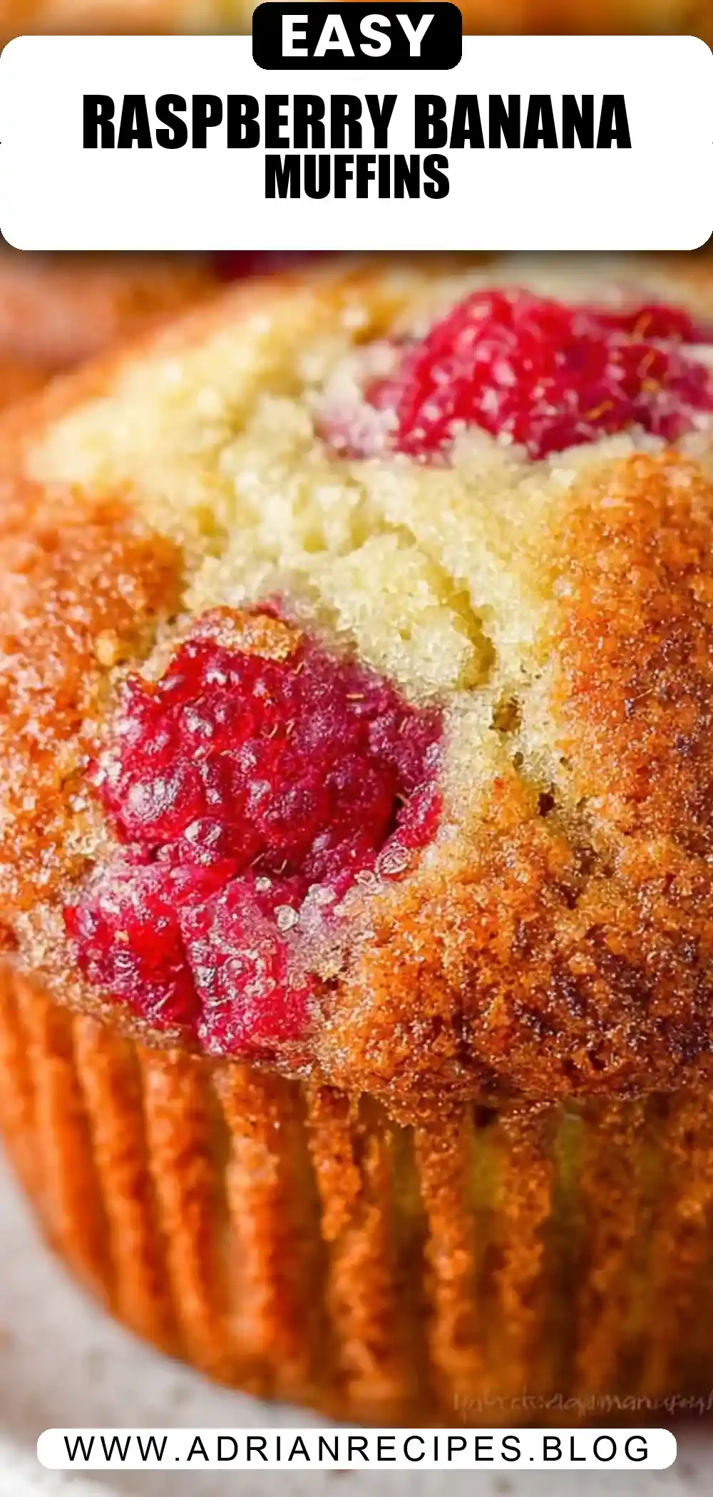 Banana Raspberry Muffins
