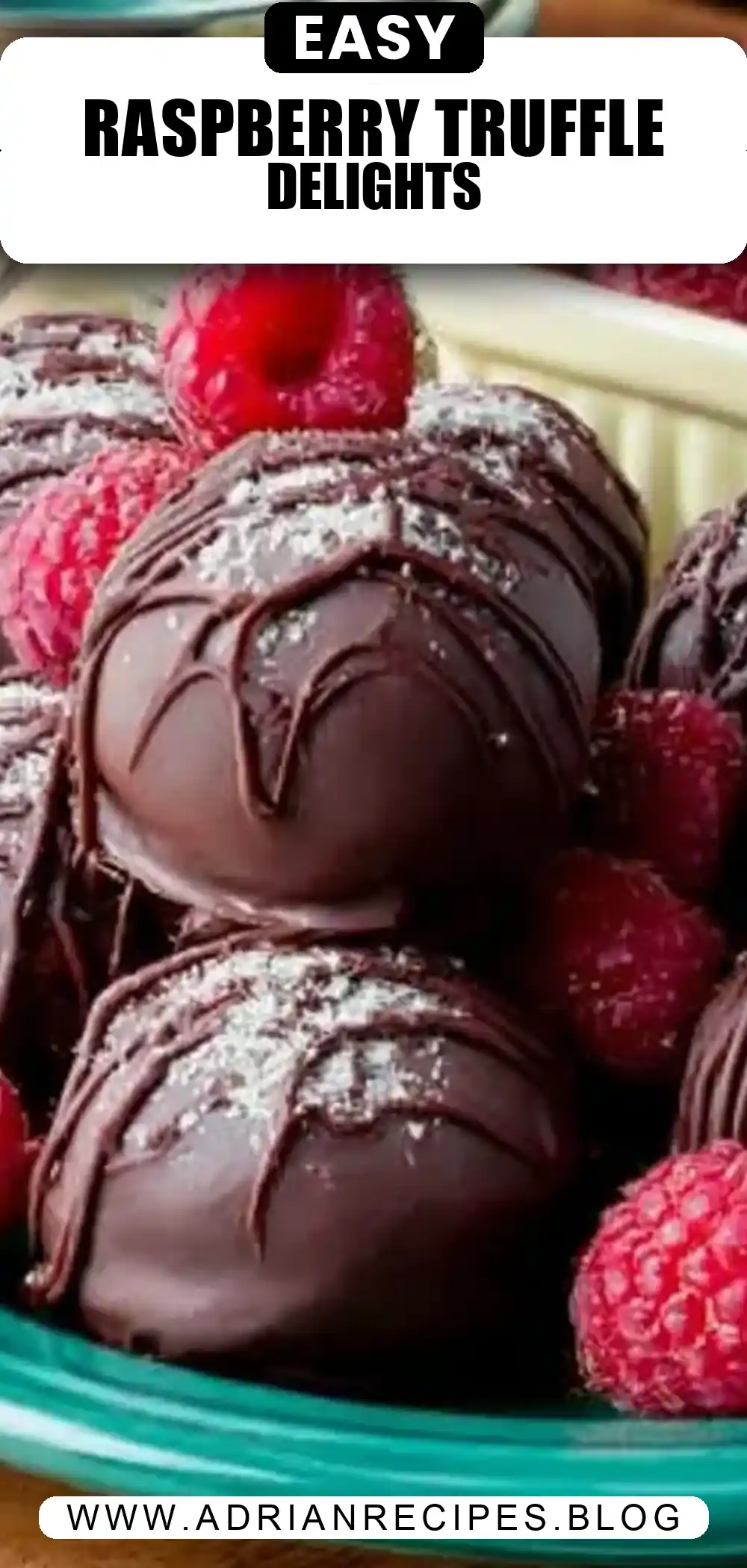 Low Carb Dairy-Free Raspberry Truffles